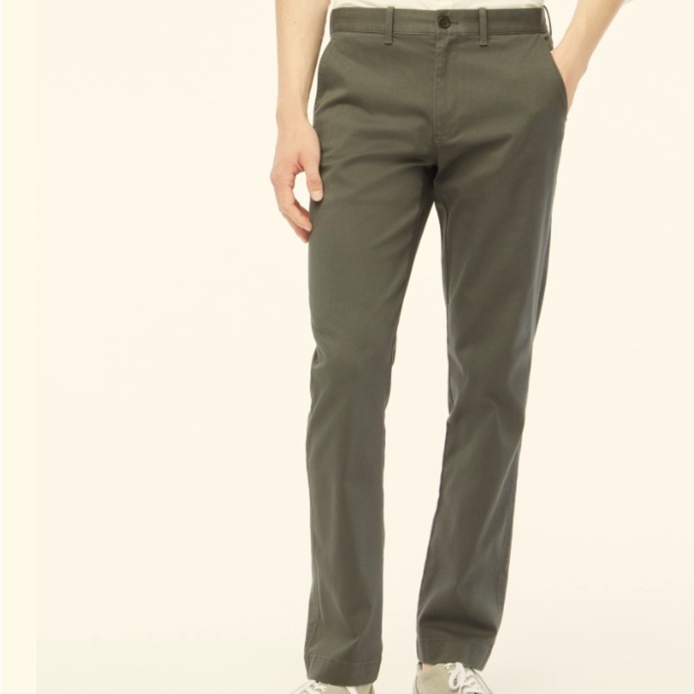 Men's Olive Green J Cew Pants Like New washed